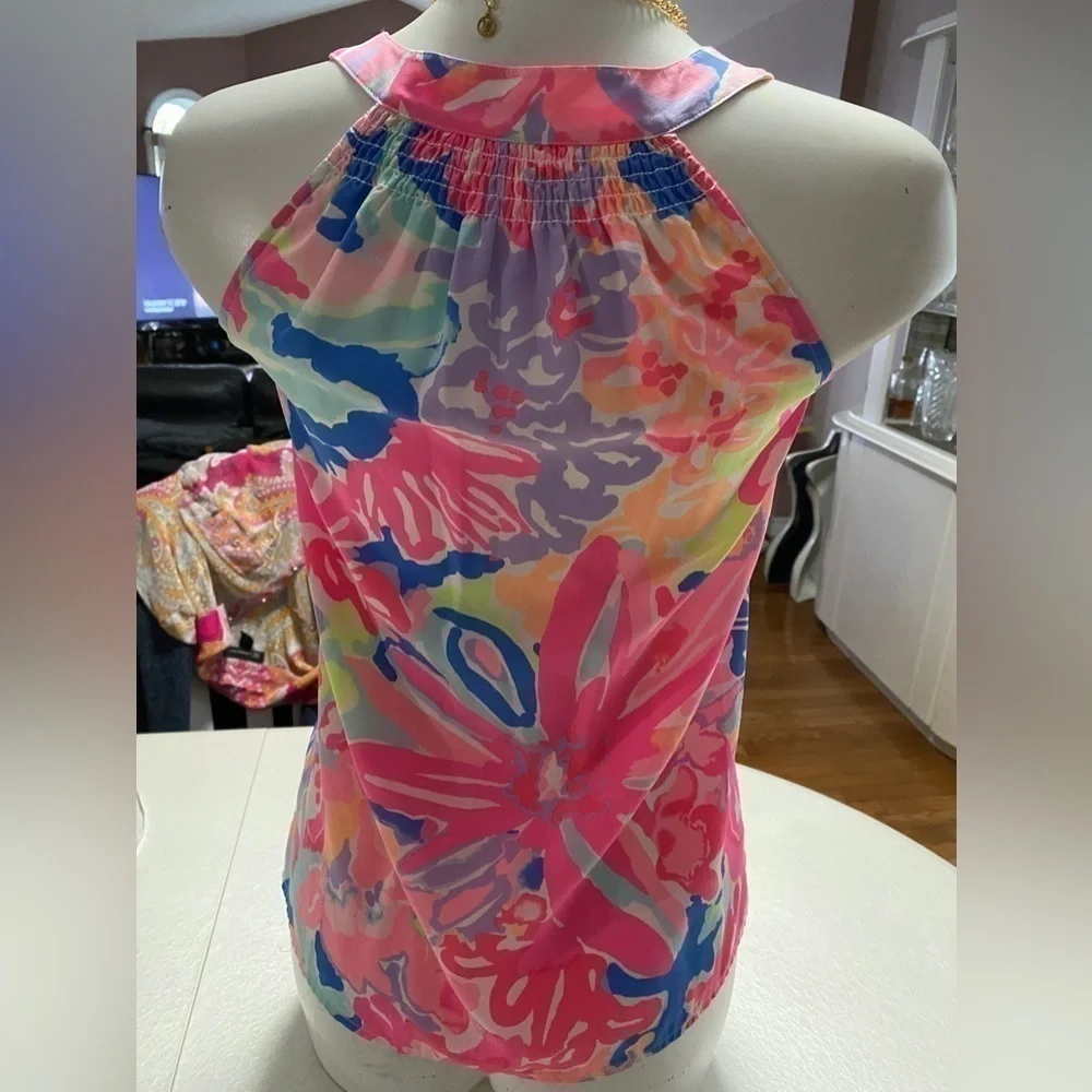 Lilly Pulitzer Bailey Top Playa Hermosa XXS - Picture 7 of 12